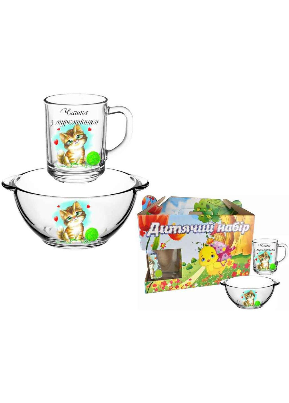 Набор детский (бульонница 500мл + чашка 250мл) в под. коробке Farglass (364282423)