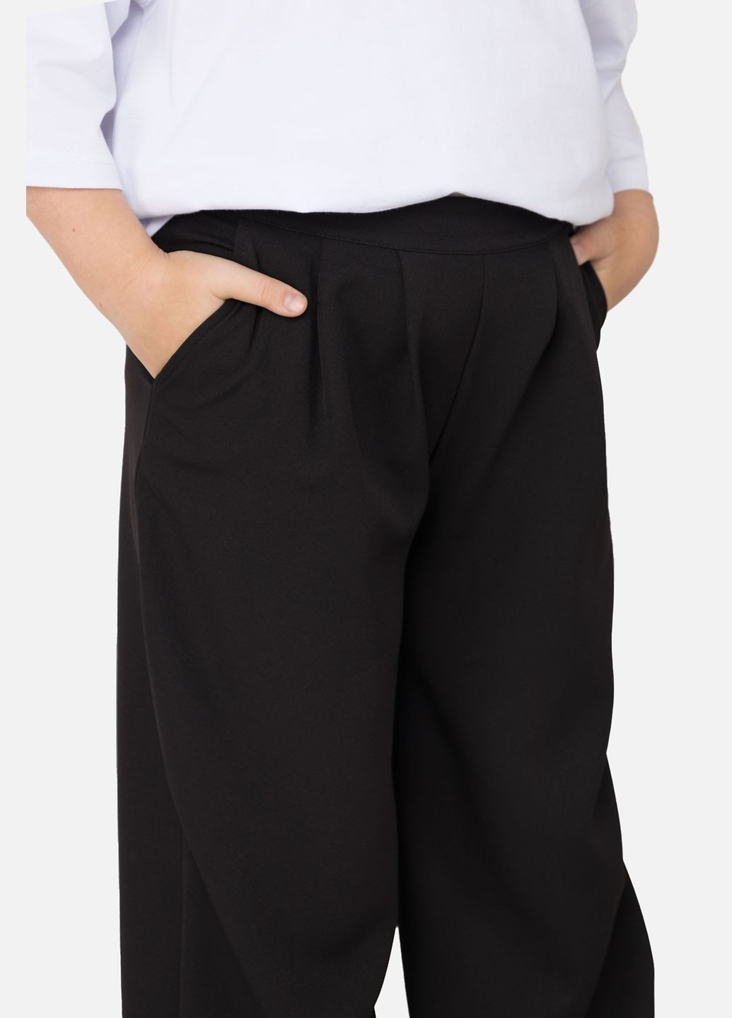 Черные демисезонные брюки Yuki