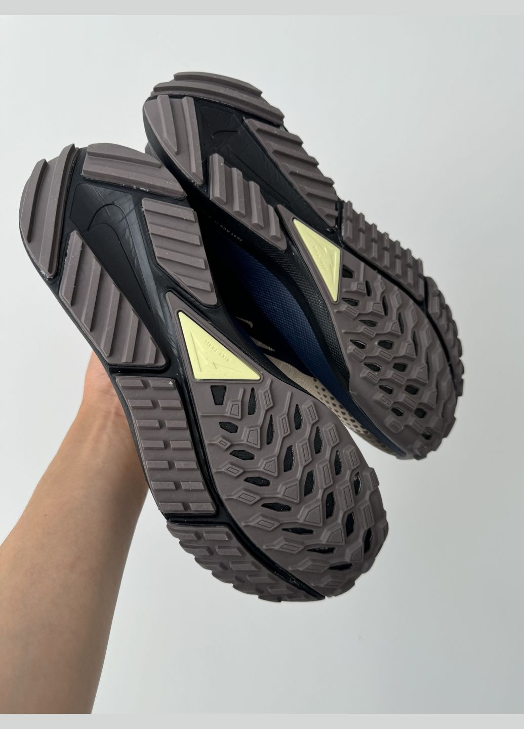 Бежеві Осінні кросівки чоловічі nike react pegasus trail 4 gore-tex beige | найк реакт пегасус треіл 4 бежеві No Brand