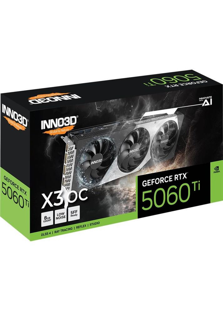 Видеокарта GeForce RTX5060 Ti X3 OC 8GB GDDR7 128bit (N506T3-08D7X-193075L) Inno3D (345562671)