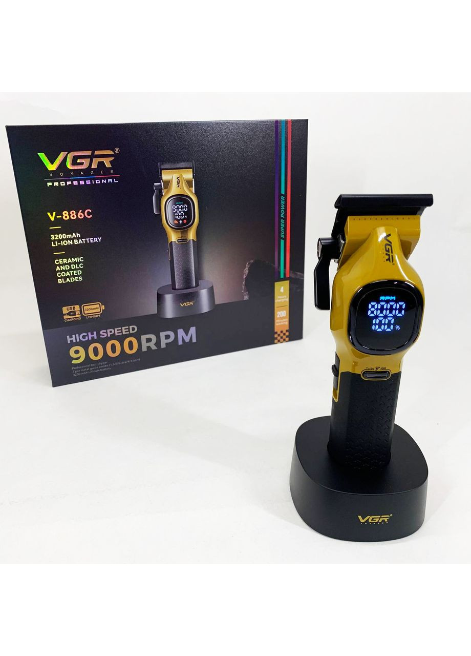 Машинка для стрижки акумуляторна V-886C GOLD VGR (369612508)