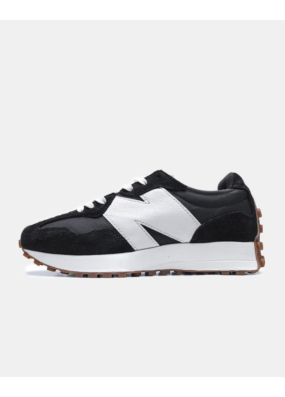 Черные демисезонные кроссовки мужские new balance wmns 327 black нью беланс No Brand
