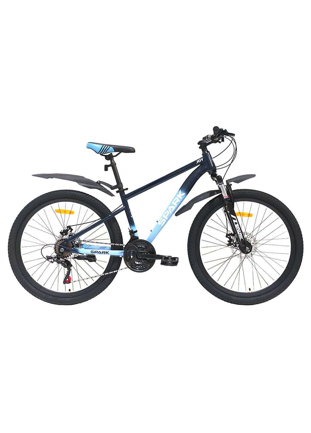 Велосипед JOY 26", размер S, рама 15", 2025, темно-синий с голубым Spark (369651193)
