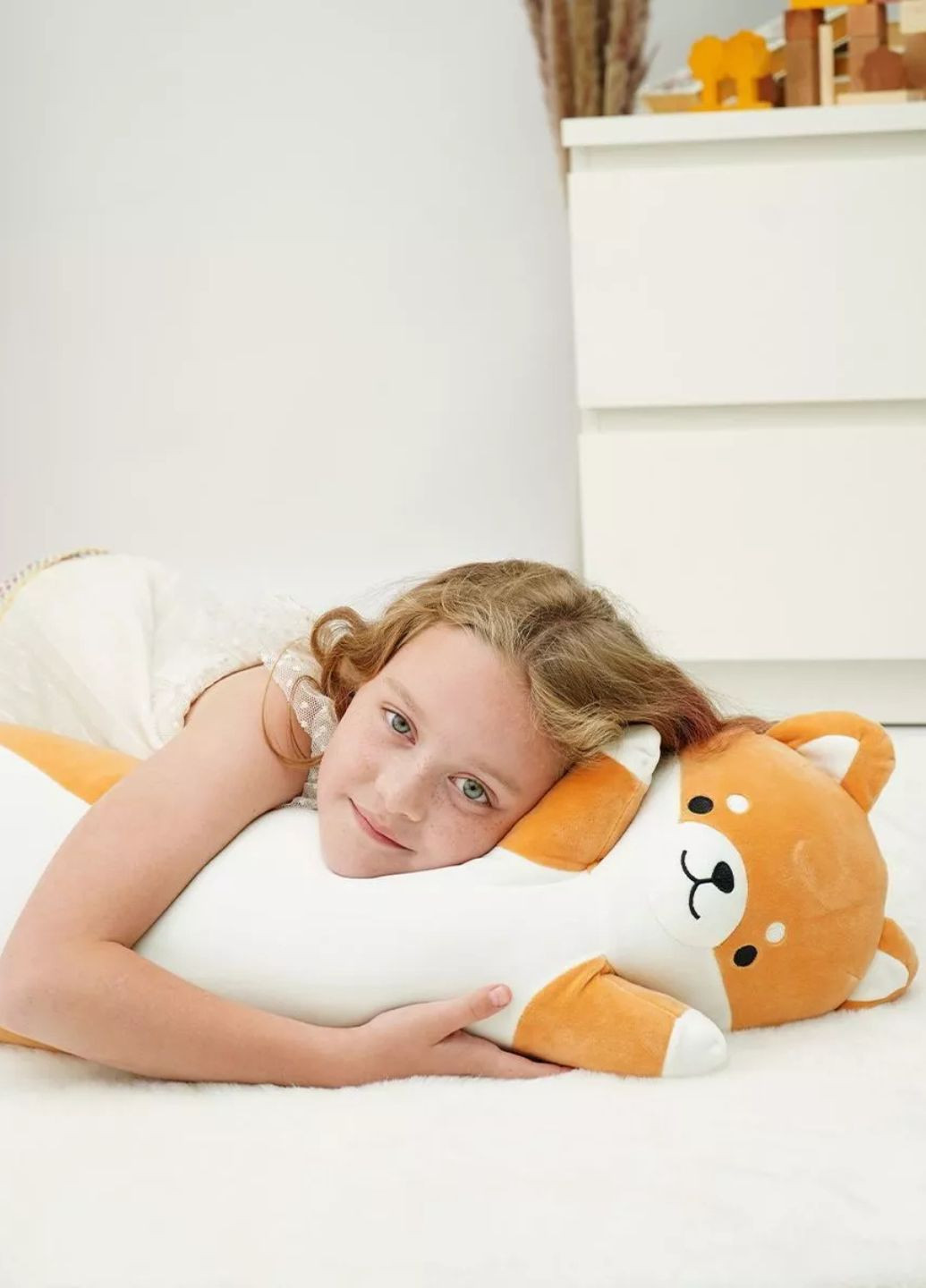 Мягкая игрушка корги-батон 90 см для объятий My Kigu (370952741)