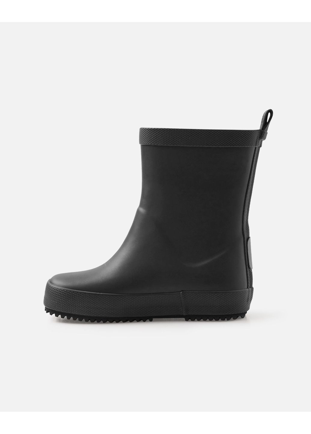 Черные сапоги резиновые barefoot Reima