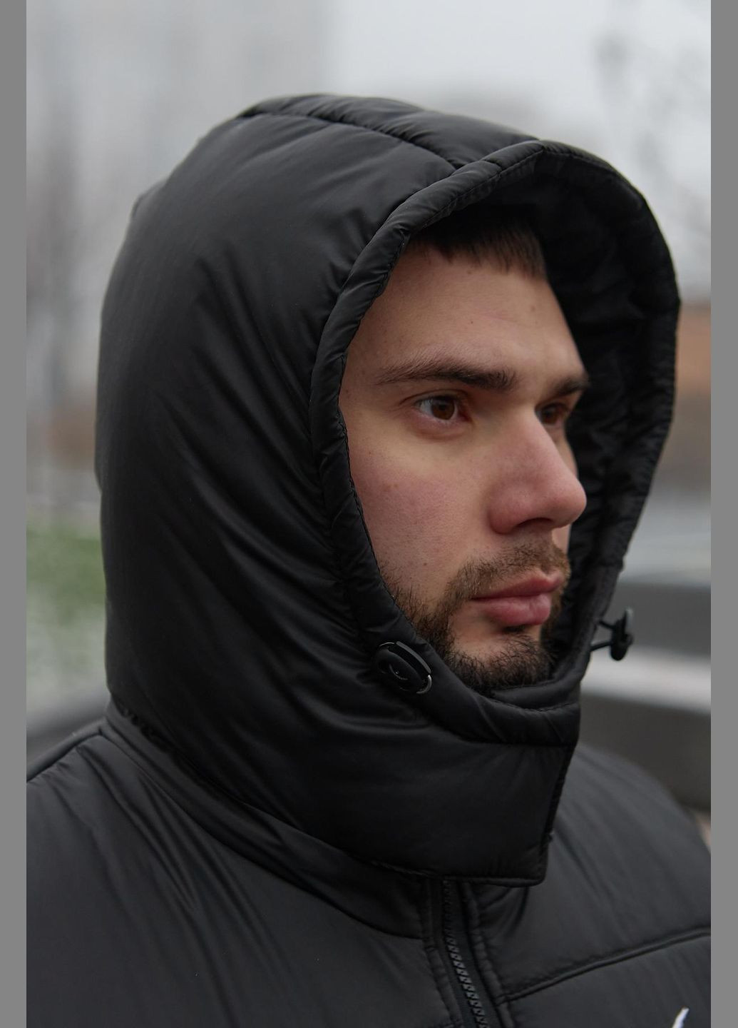 Черная зимняя куртка зимняя мужская «frost» черная No Brand