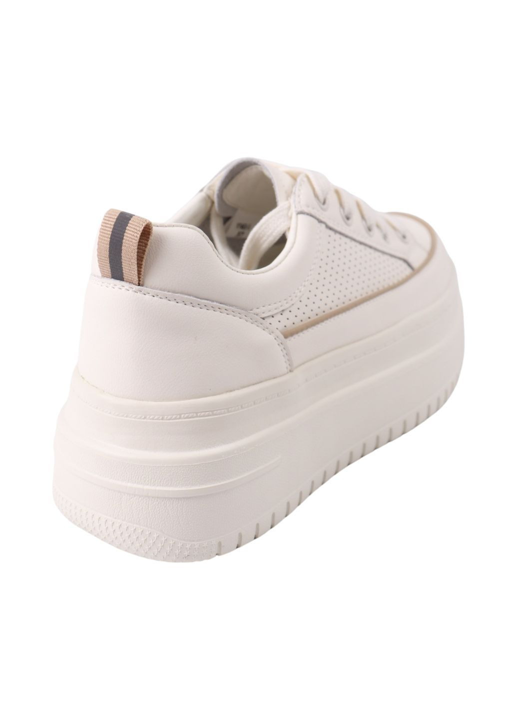 Білі кеди жіночі молочні натуральна шкіра Gifanni 293-24LTSPF