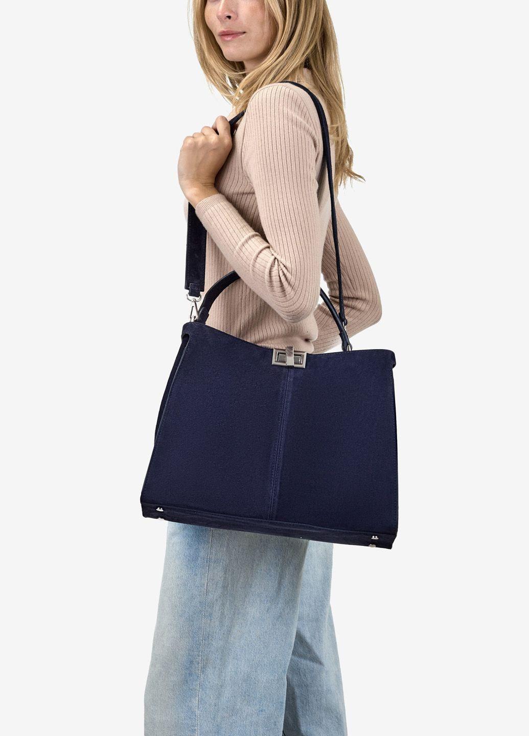 Сумка жіноча шкіряна тоут велика Tote Regina Notte (363830949)