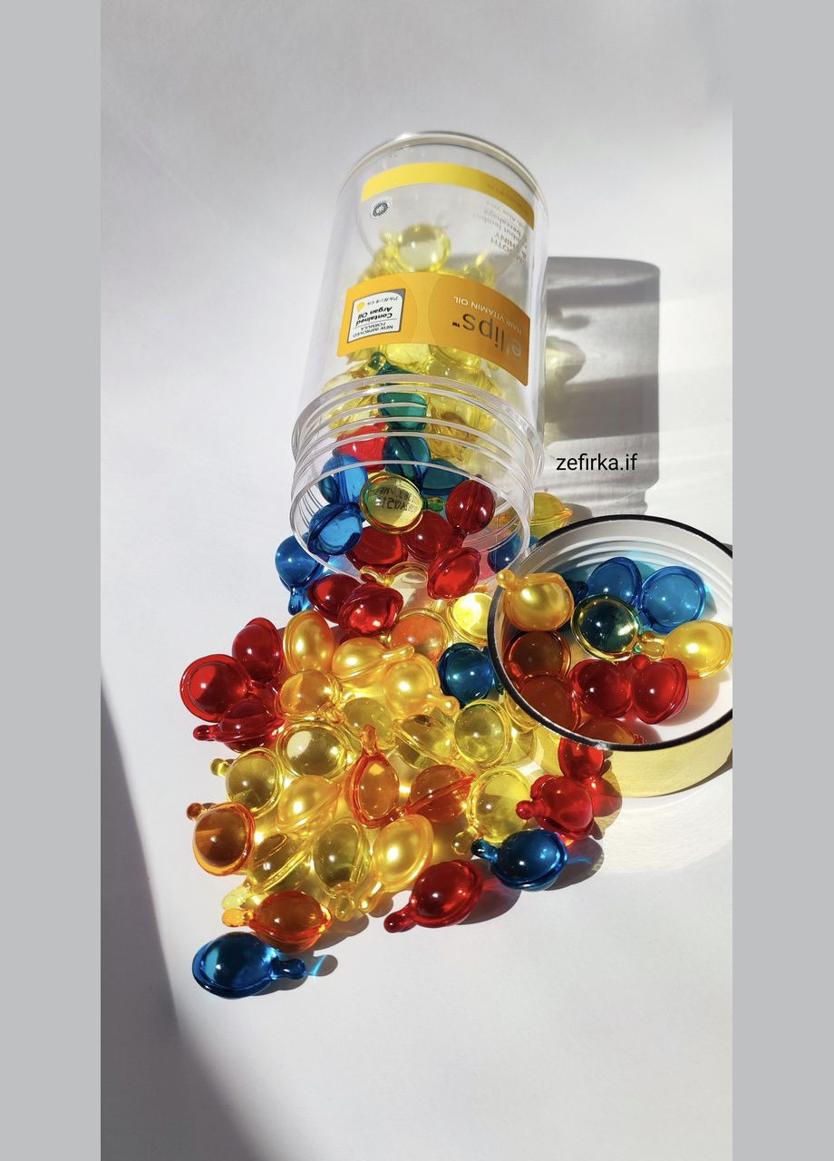 Микс капсул для светлых, сухих, тусклых, поврежденных волос Эллипс, баночка 50 капсул Ellips (351857059)