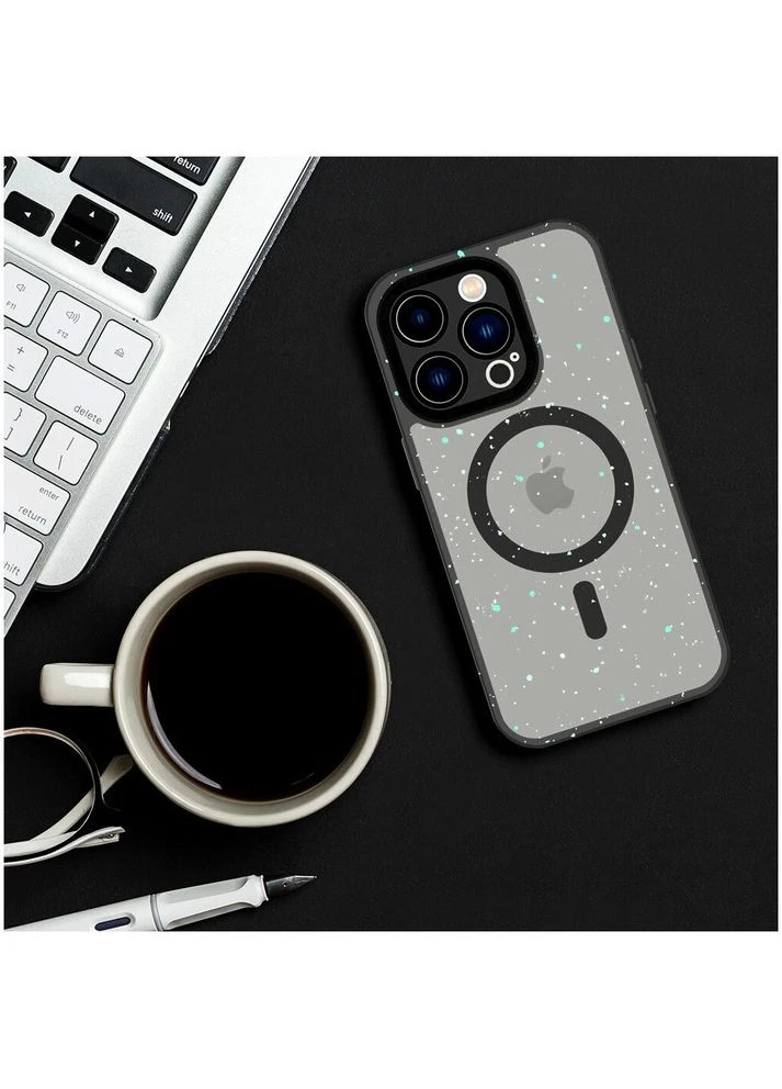 Чехол силиконовый Splatter с MagSafe защита камеры для iPhone 12 Case (370166470)