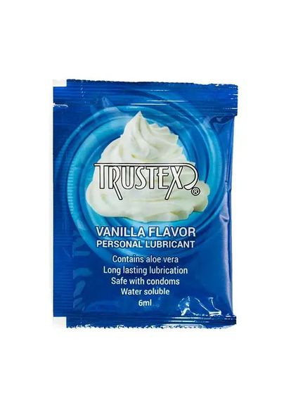 Набор из 5 оральных лубрикантов с разными вкусами по 6 мл Trustex AAA (302671012)