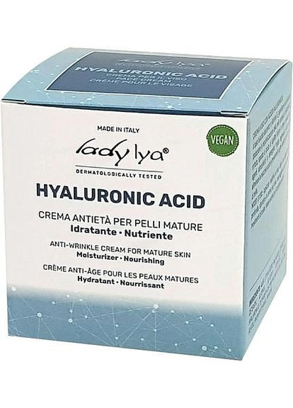 Крем для обличчя "Регенерувальний з гіалуроновою кислотою" - Hyaluronic Acid Face Cream 50ml (1241109-135682) Lady Lya (369563817)