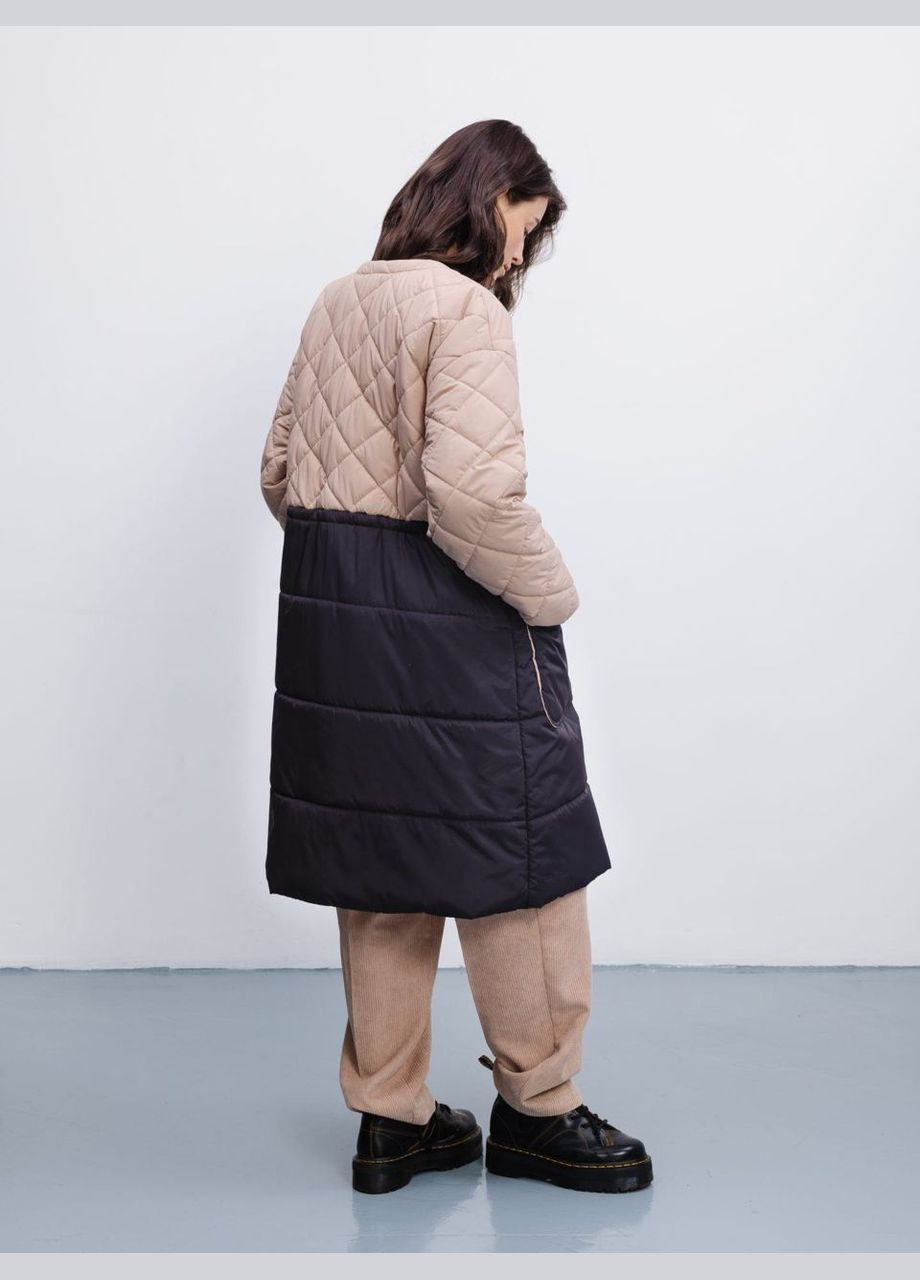 Бежеве демісезонне Жіноче пальто весняне SK