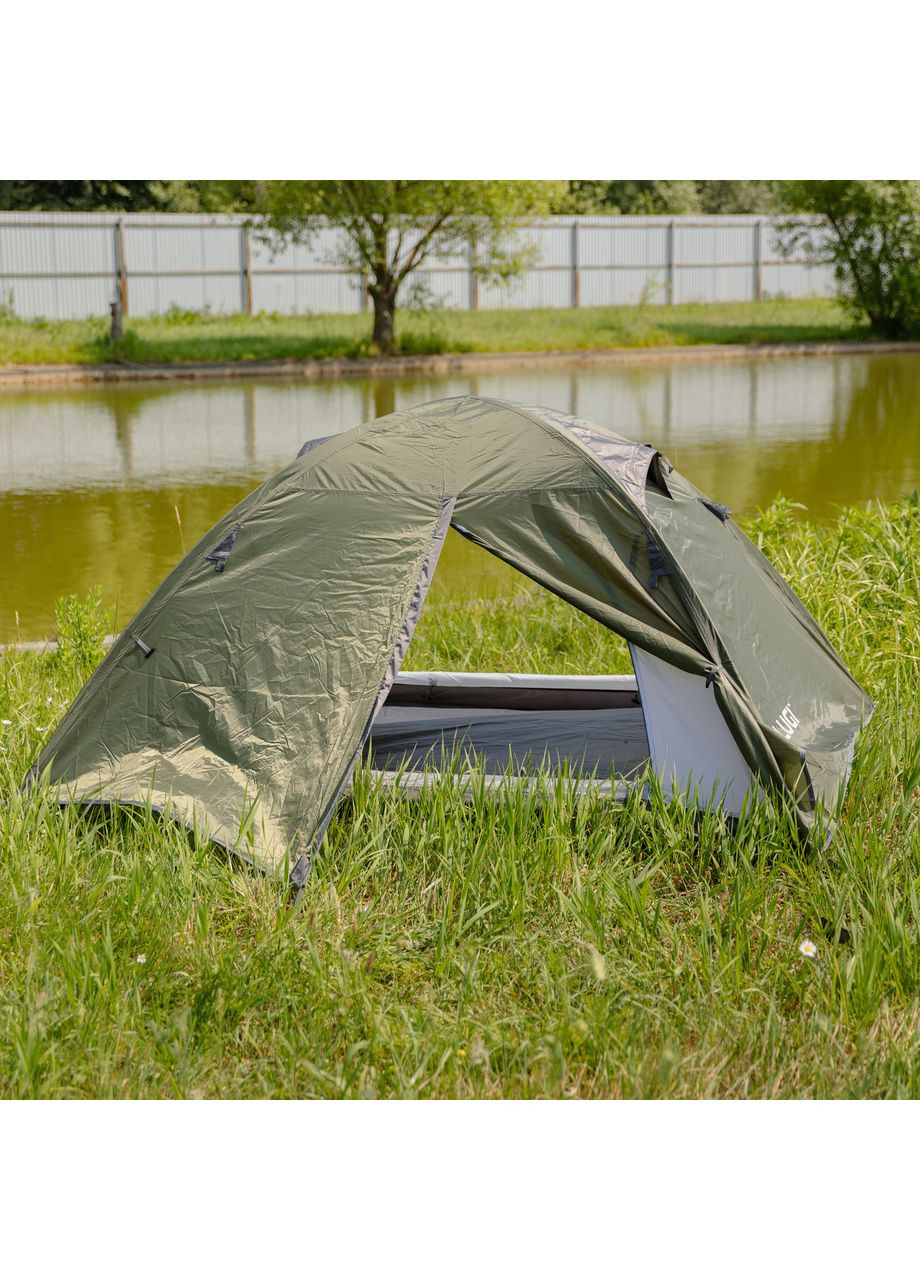 Намет двомісний 210×160×120 (см) кемпінговий туристичний LU-017 Хакі LUGI (370439197)