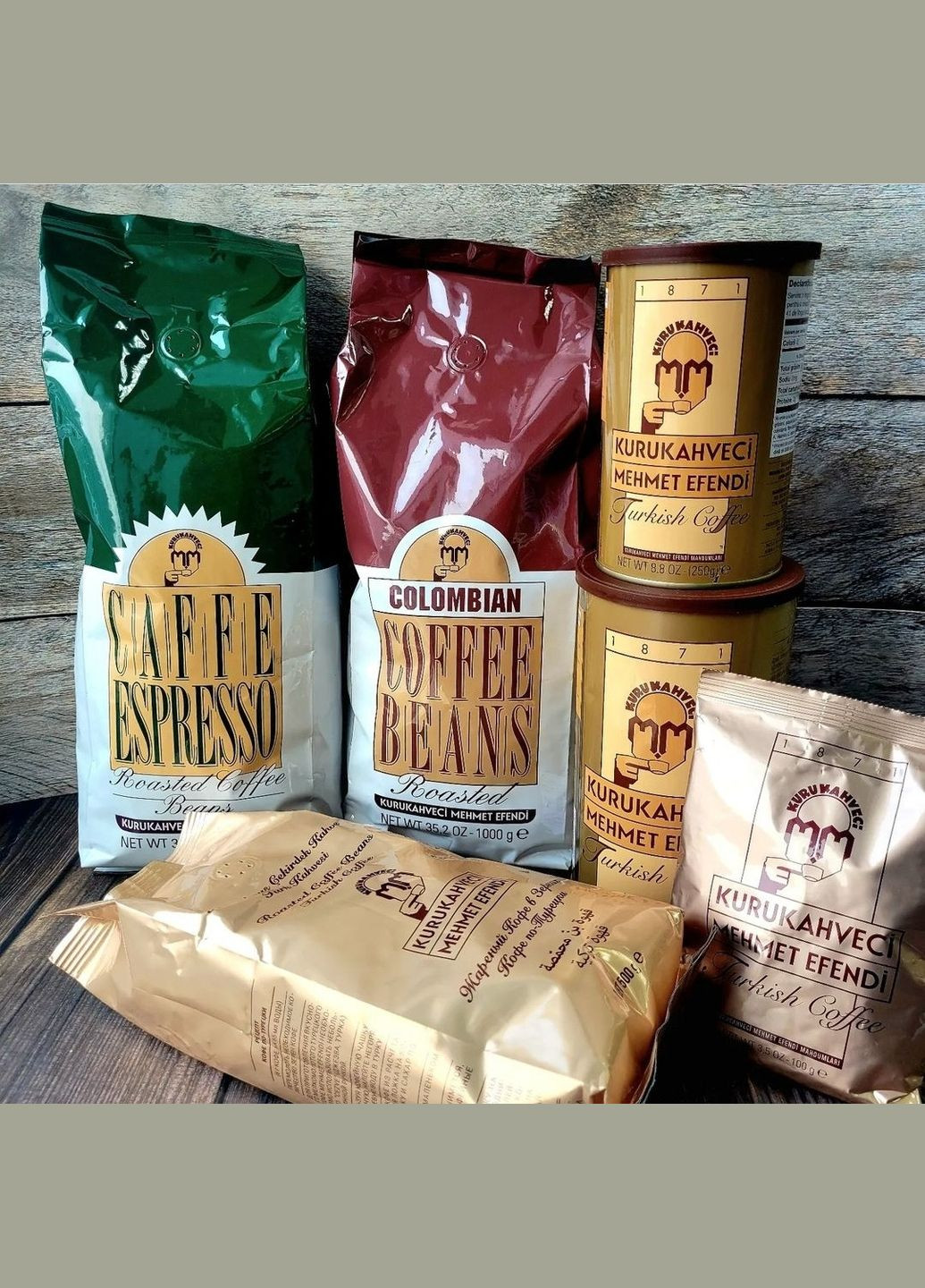 Турецька кава в зернах Mehmet Efendi Colombian 1 кг, арабіка 100%, Колумбія, оригінал No Brand (347311525)