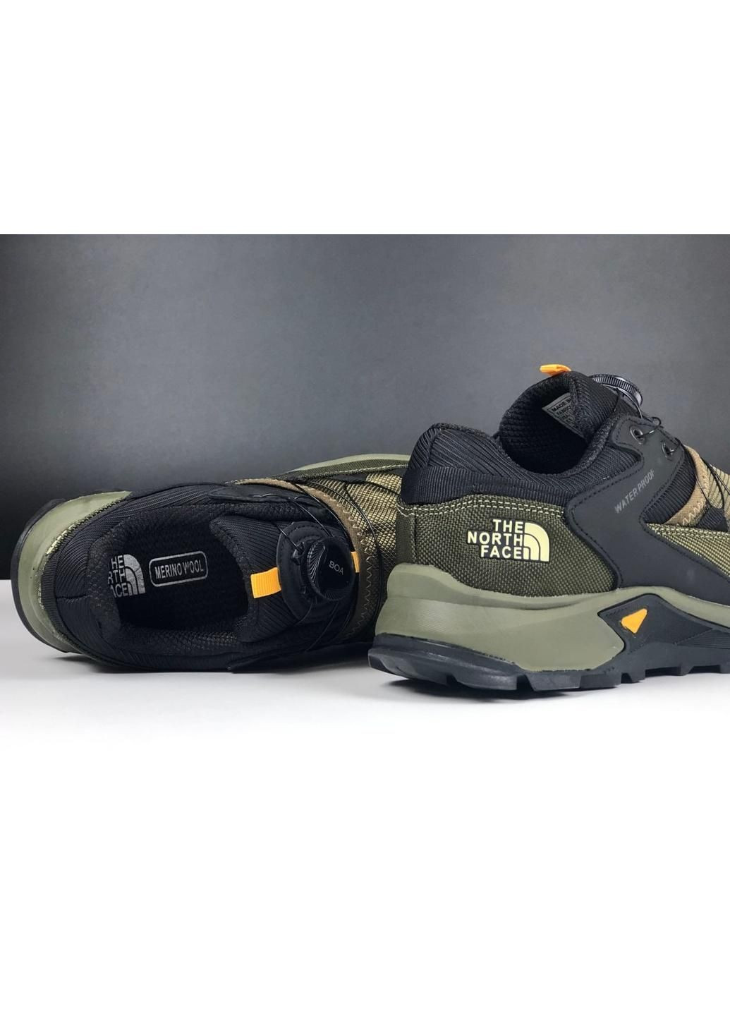 Хакі Зимовий хакі термо чоловічі кросівки осінь/зима No Brand