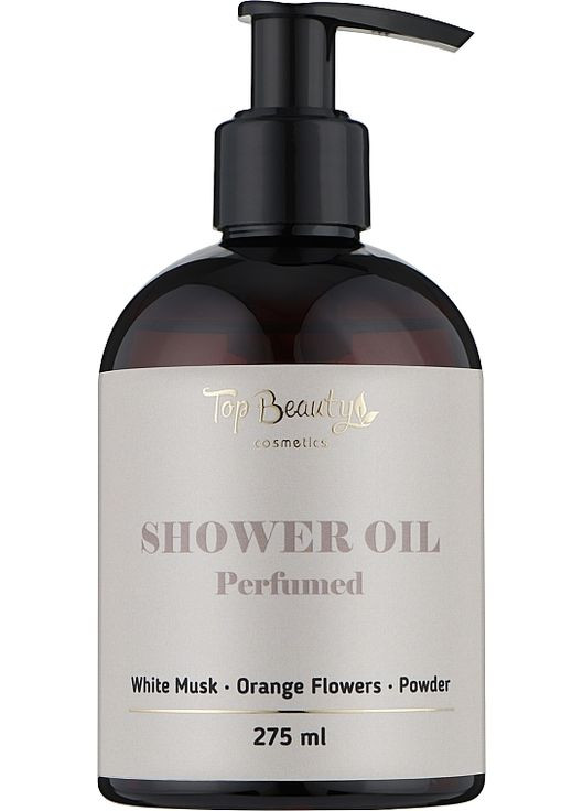 Парфумована олія для душу "Білий мускус-Квіти апельсина-Пудра" Shower Oil Perfumed 275ml (1424924-27863974) Top Beauty (368641353)