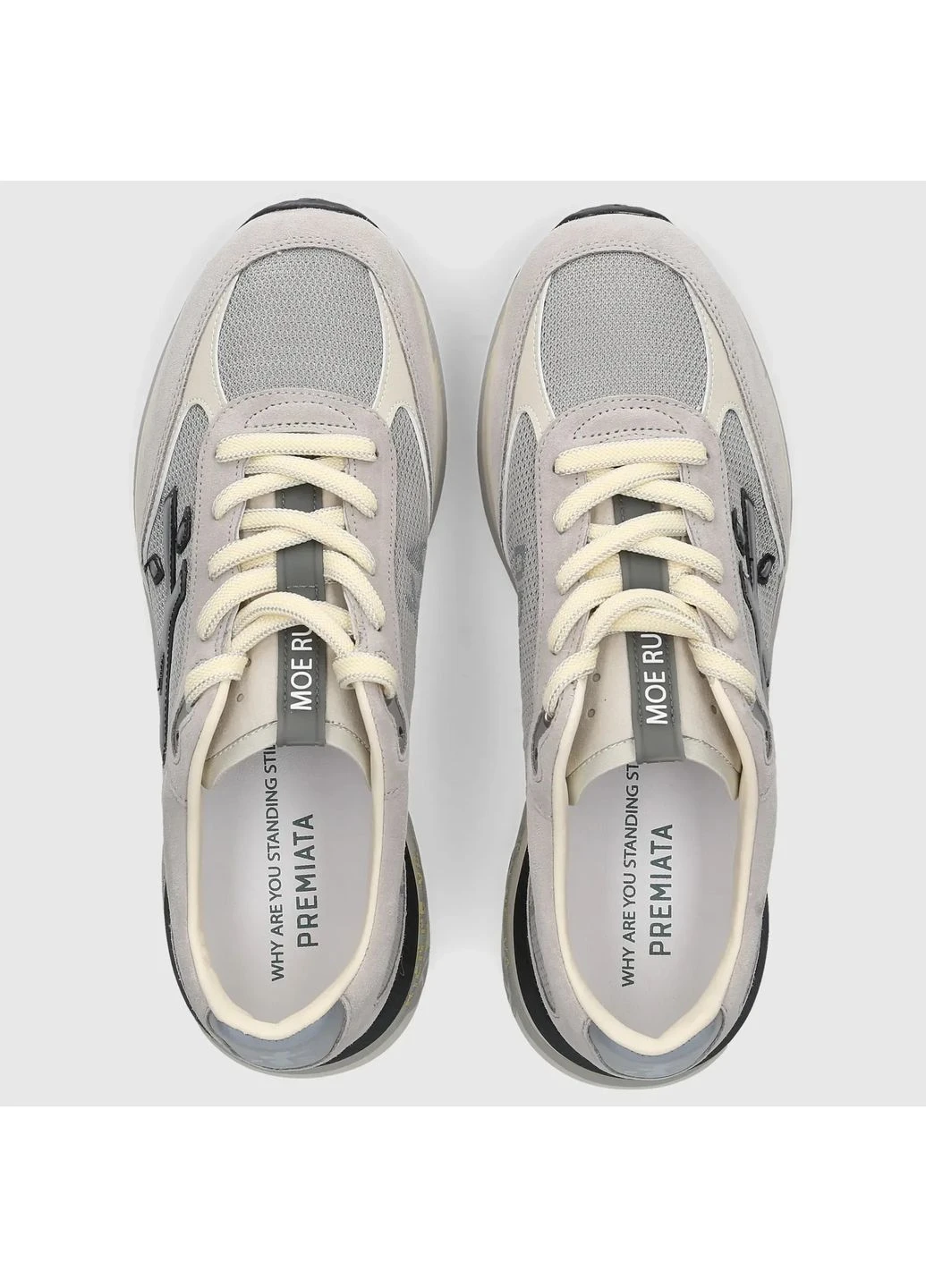 Сірі кросівки moerun grey var.7304 Premiata