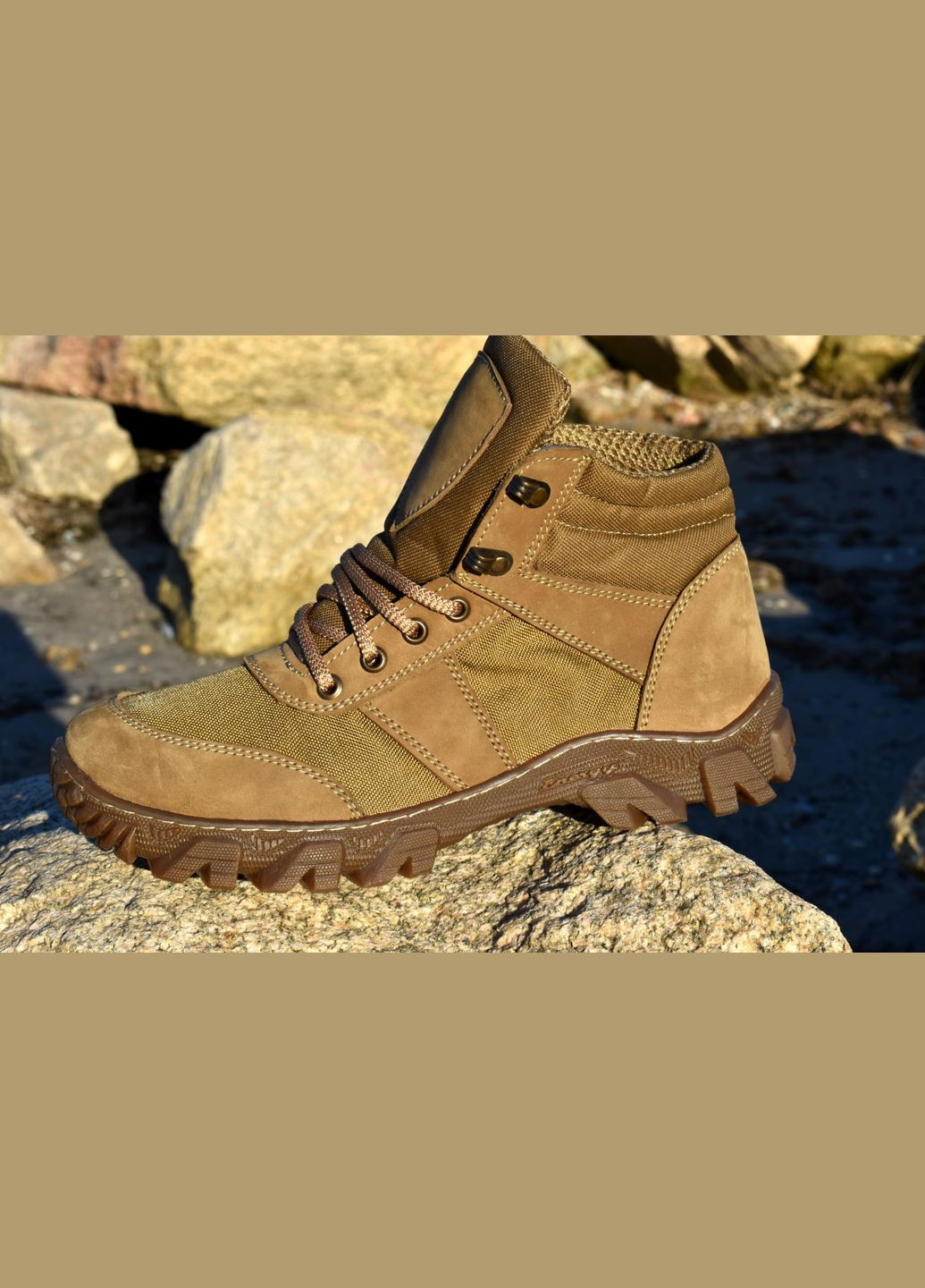 Військові Чоловічі Тактичні Берці Демісезонні. 36-48р Койот. Легкі та зручні! MSDM-1016 No Brand (301137847)