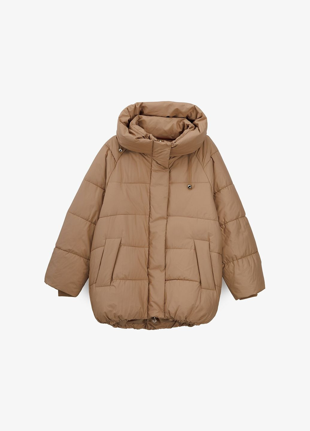 Бежева зимня куртка для дівчинки ys-31 158 см shop (2000990600219) No Brand