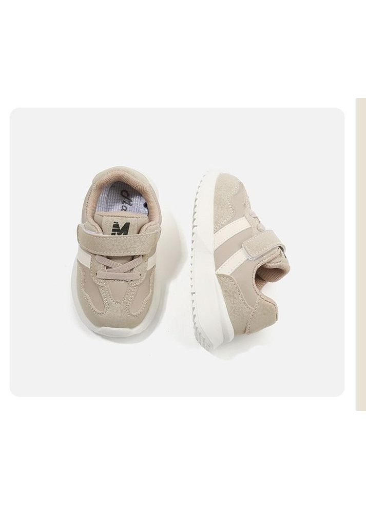 Бежеві дитячі кросівки mai bu xiong арт.7181 бежевий No Brand