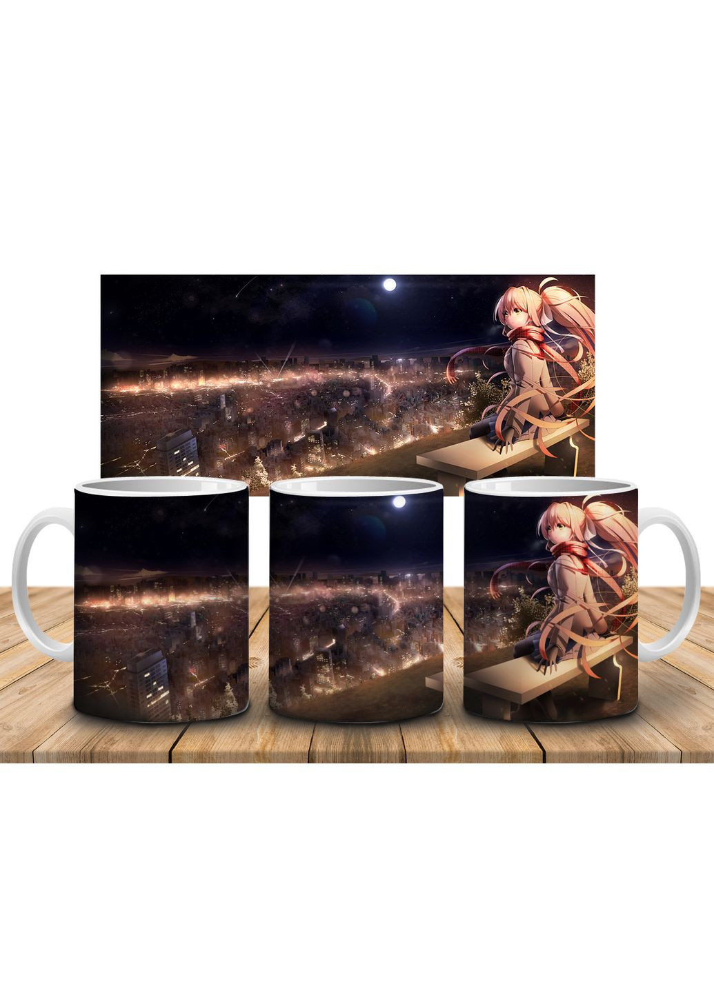 Кружка c принтом Доки Доки-16, 330 мл No Brand Чашка (324622053)