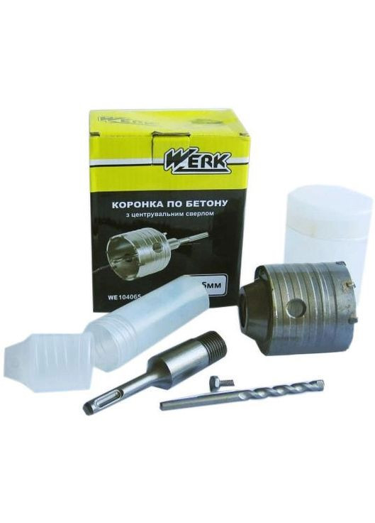 Коронка по бетону 65 мм SDS+ (34853) Werk (296427292)