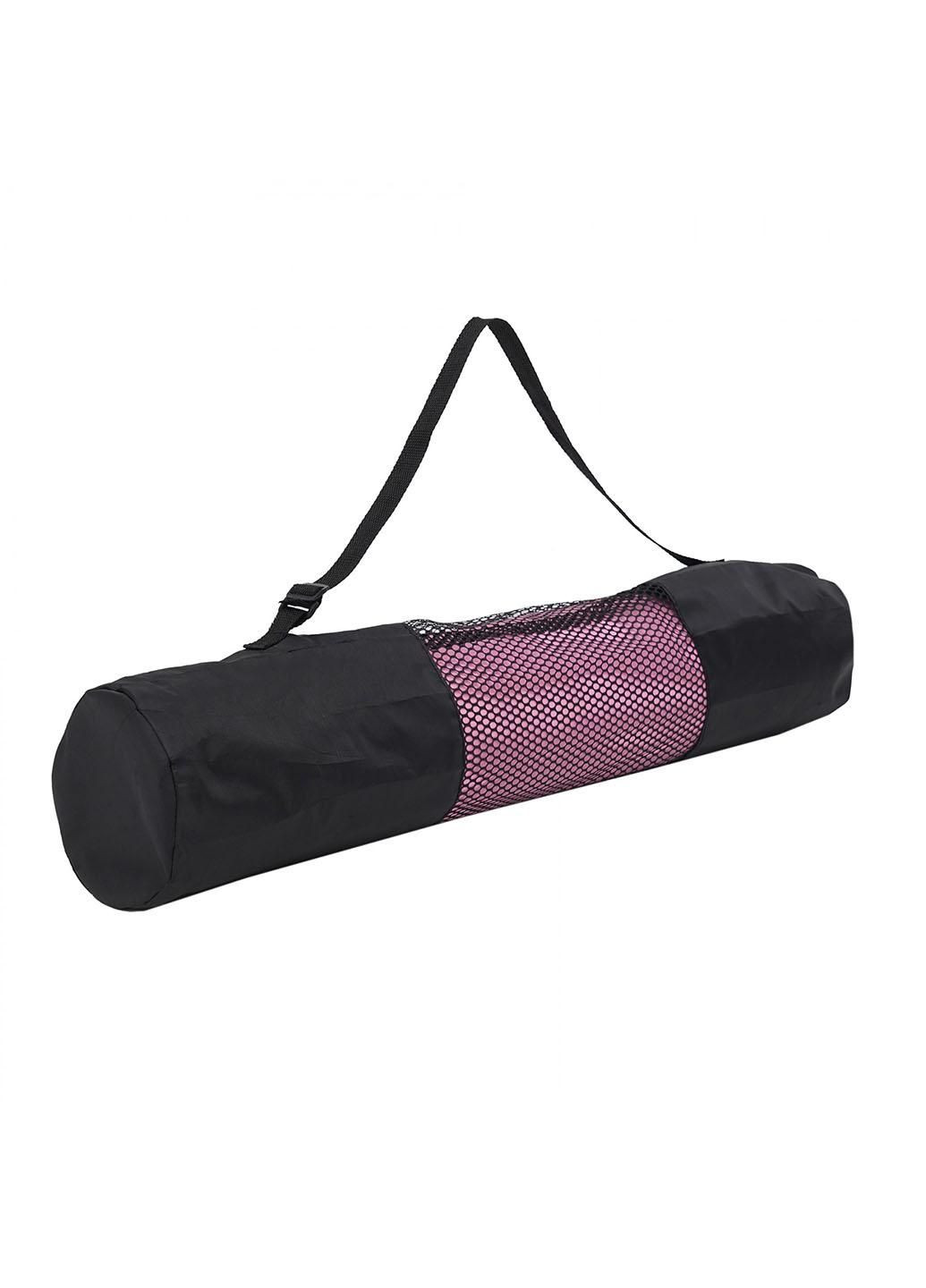 Коврик (мат) спортивный TPE 183 x 61 x 1 см для йоги и фитнеса SV-EZ0060 Pink SportVida (278567875)