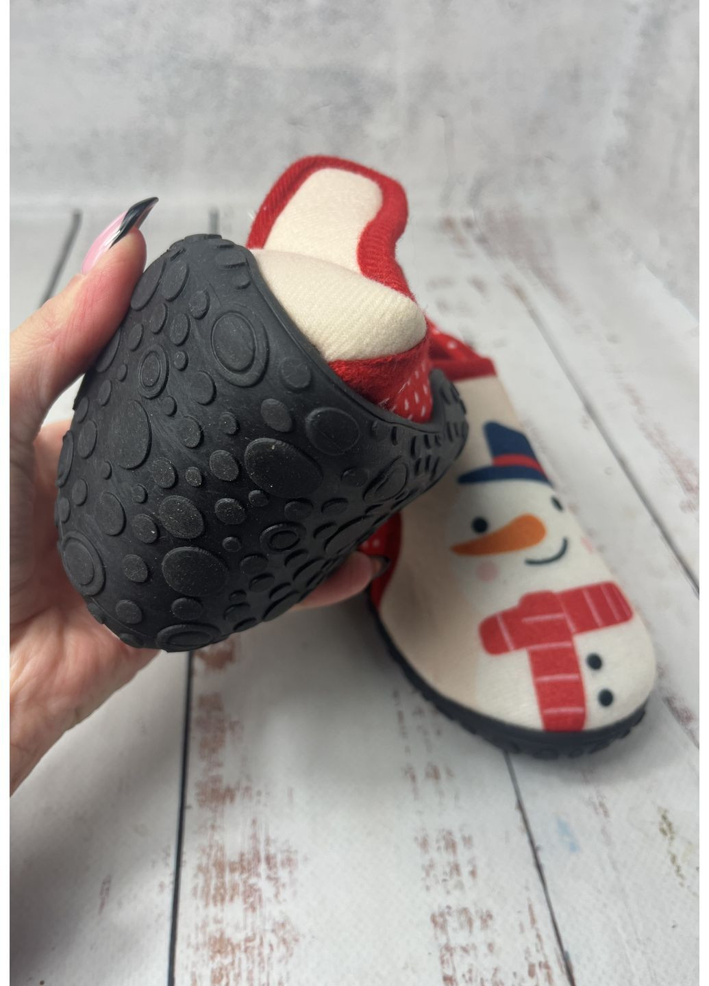 Красные тапочки детские красный (1071) Lupilu