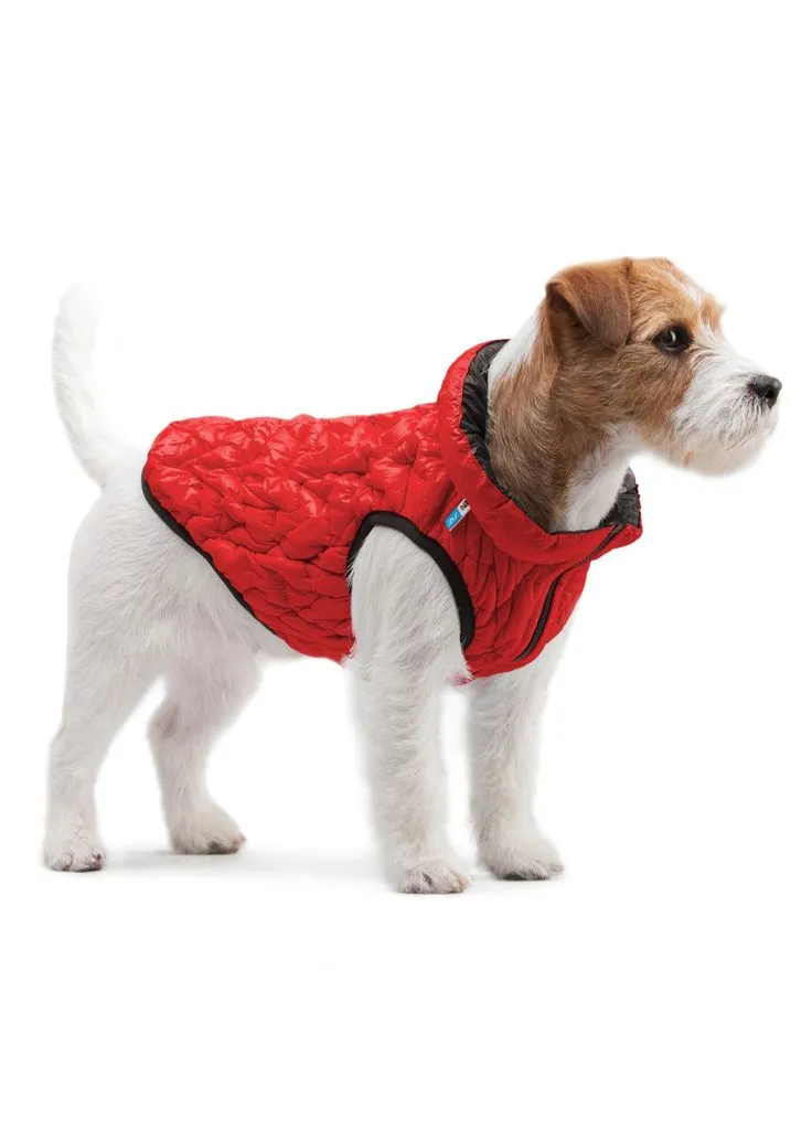 Курточка для тварин AiryVest UNI двостороння M 48 червоно-чорна (2550) Collar (391273436)