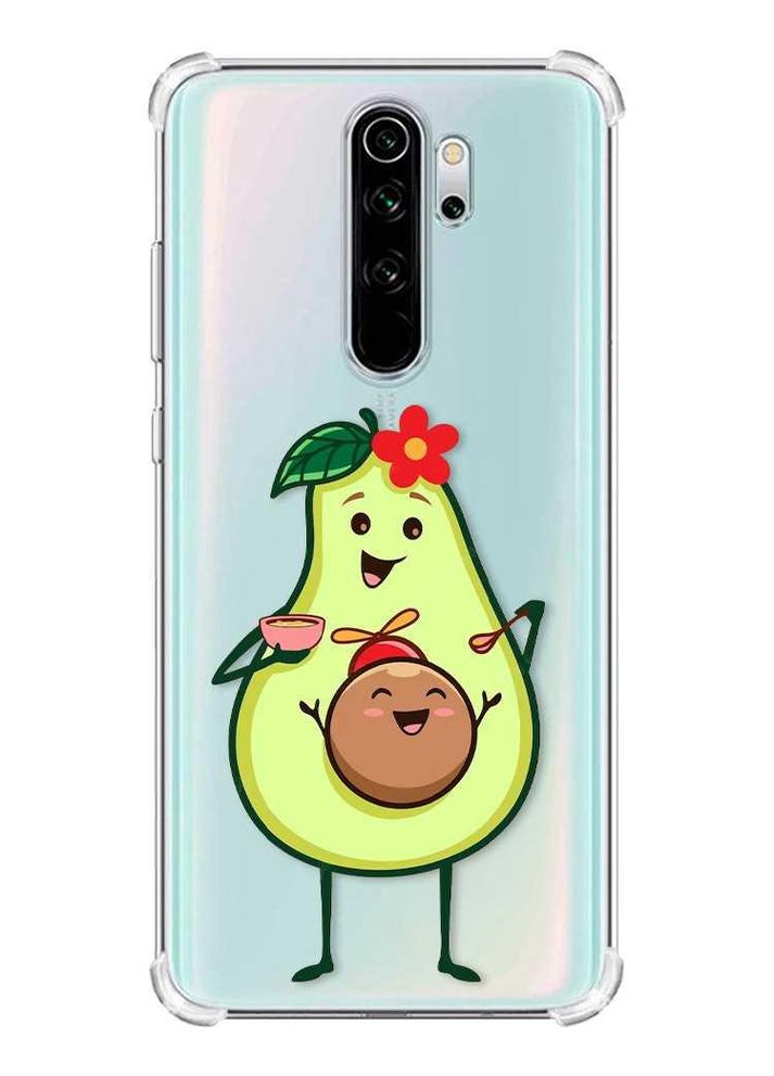 Чехол с утолщёнными углами на Xiaomi Redmi Note 8 Pro:: Малыш Авокадо (принт 309) Creative (360670987)
