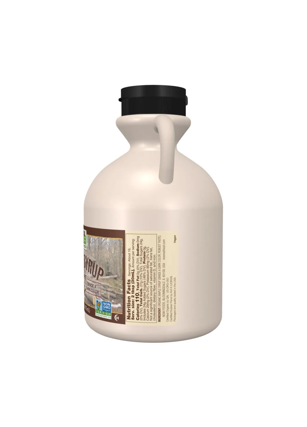 Кленовый сироп Organic Grade A Dark Color - 473 мл Now Foods (402311423)