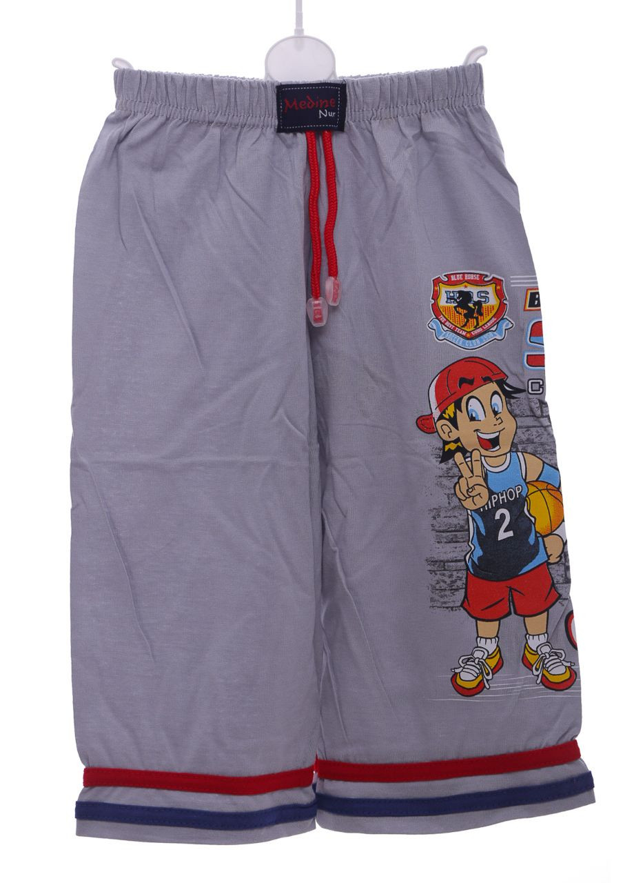 Бриджі для хлопчика трикотажні баскетбол сірий 98 см (38556) BABYKROHA (297200586)