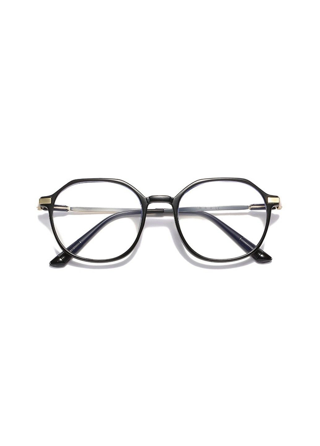 Солнцезащитные очки Stella имиджевые прозрачные с черным No Brand (322763645)