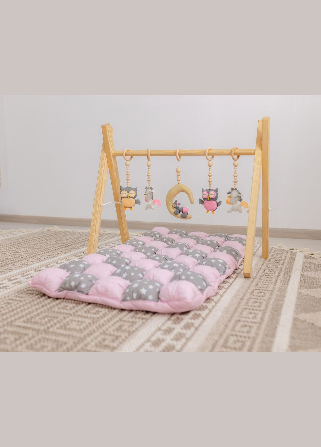 Мобиль детский напольный Сладкие сны с матрасиком Зефирка No Brand (316257088)