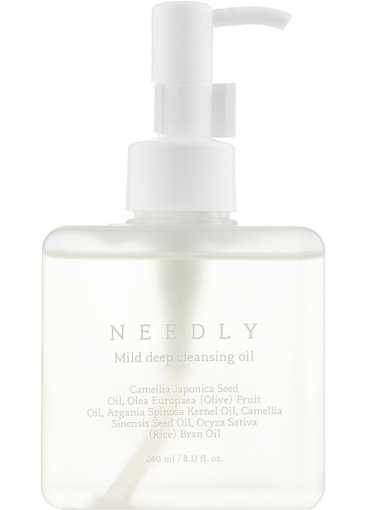 М'яка олія для глибокого очищення шкіри обличчя Mild Deep Cleansing Oil 240ml (960321-46856) Needly (368653815)