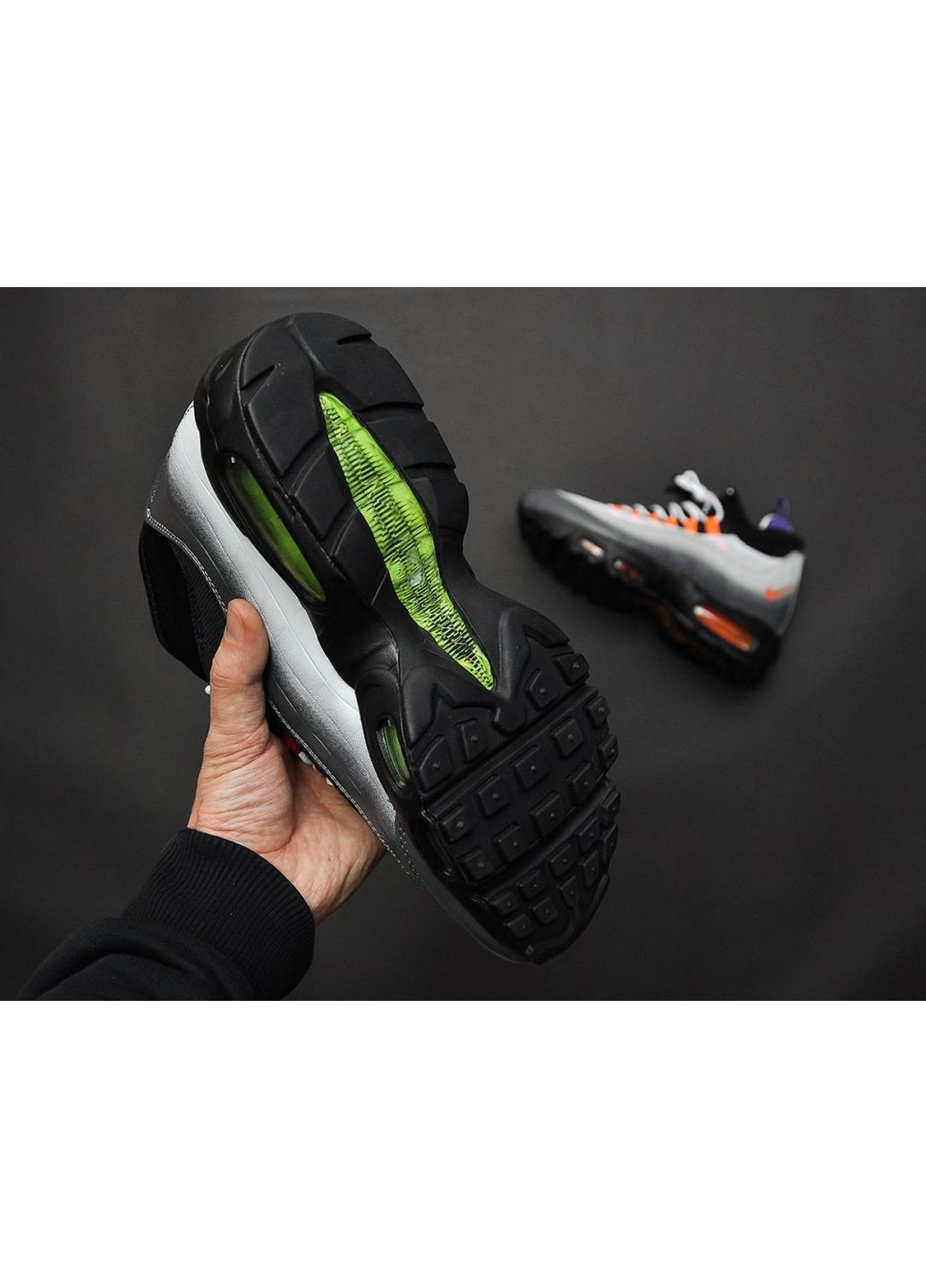 КРОССОВКИ ЖЕНСКИЕ NIKE AIR MAX 95 SNEAKERBOOT GREEDY EDITION GRAY НАЙК АИР МАКС 95 No Brand серые зима (367171981)