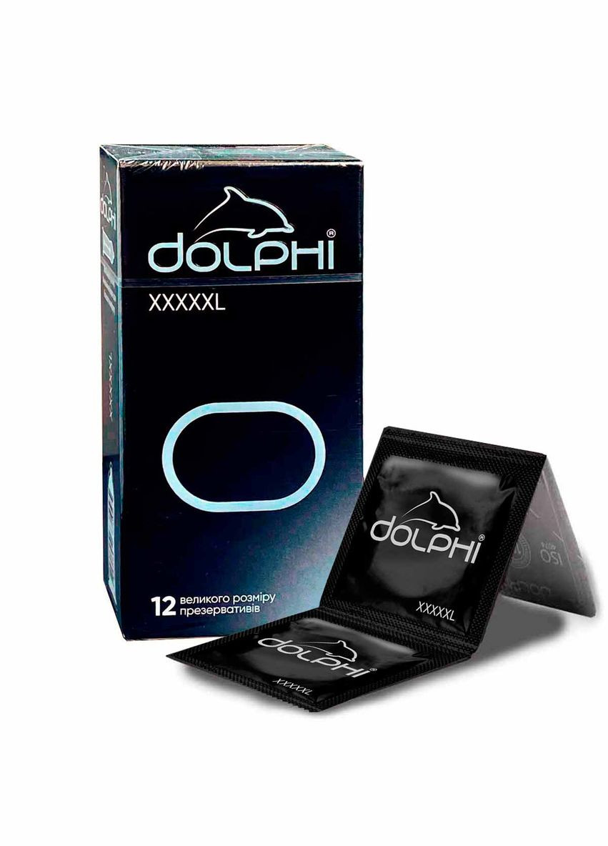 Презервативи Долфі ХХХХХЛ 12шт Dolphi XXXXXL №12 (301940872)
