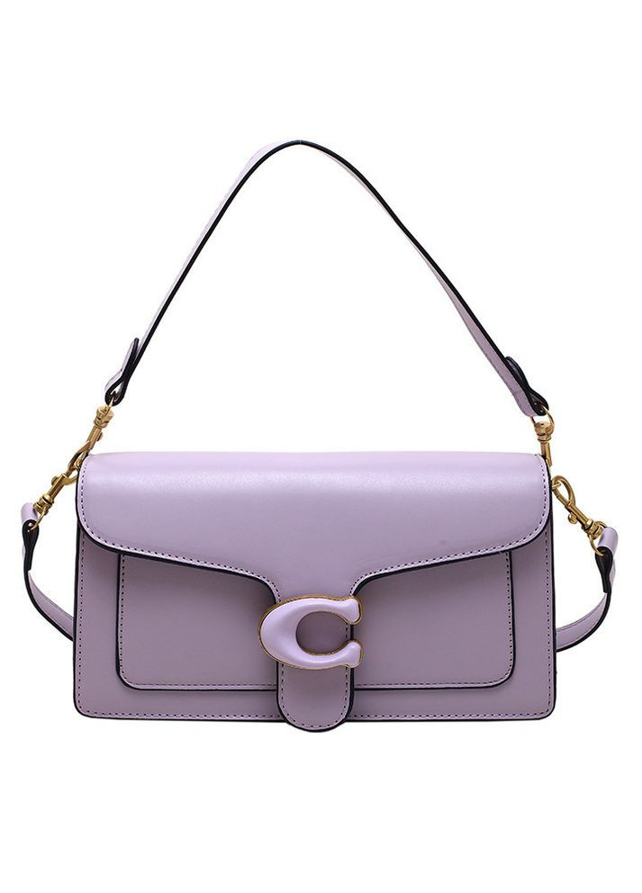 Женская сумка Coach 6938 кросс-боди лиловая No Brand (303428973)