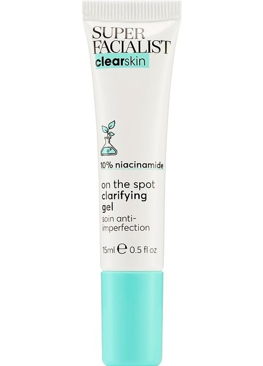 Гель-корректор "Чистая кожа" для лица Clear Skin 15ml (1255121-4766390) Super Facialist (368630710)