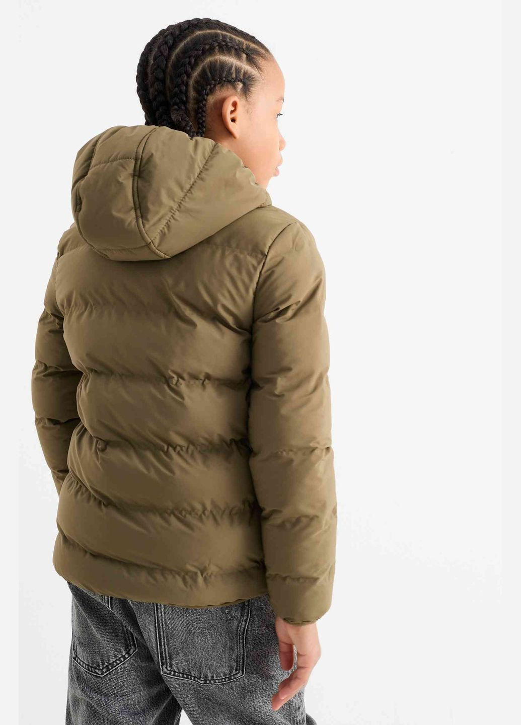 Оливкова (хакі) демісезонна демісезонна куртка для хлопчика хакі 2219158 C&A