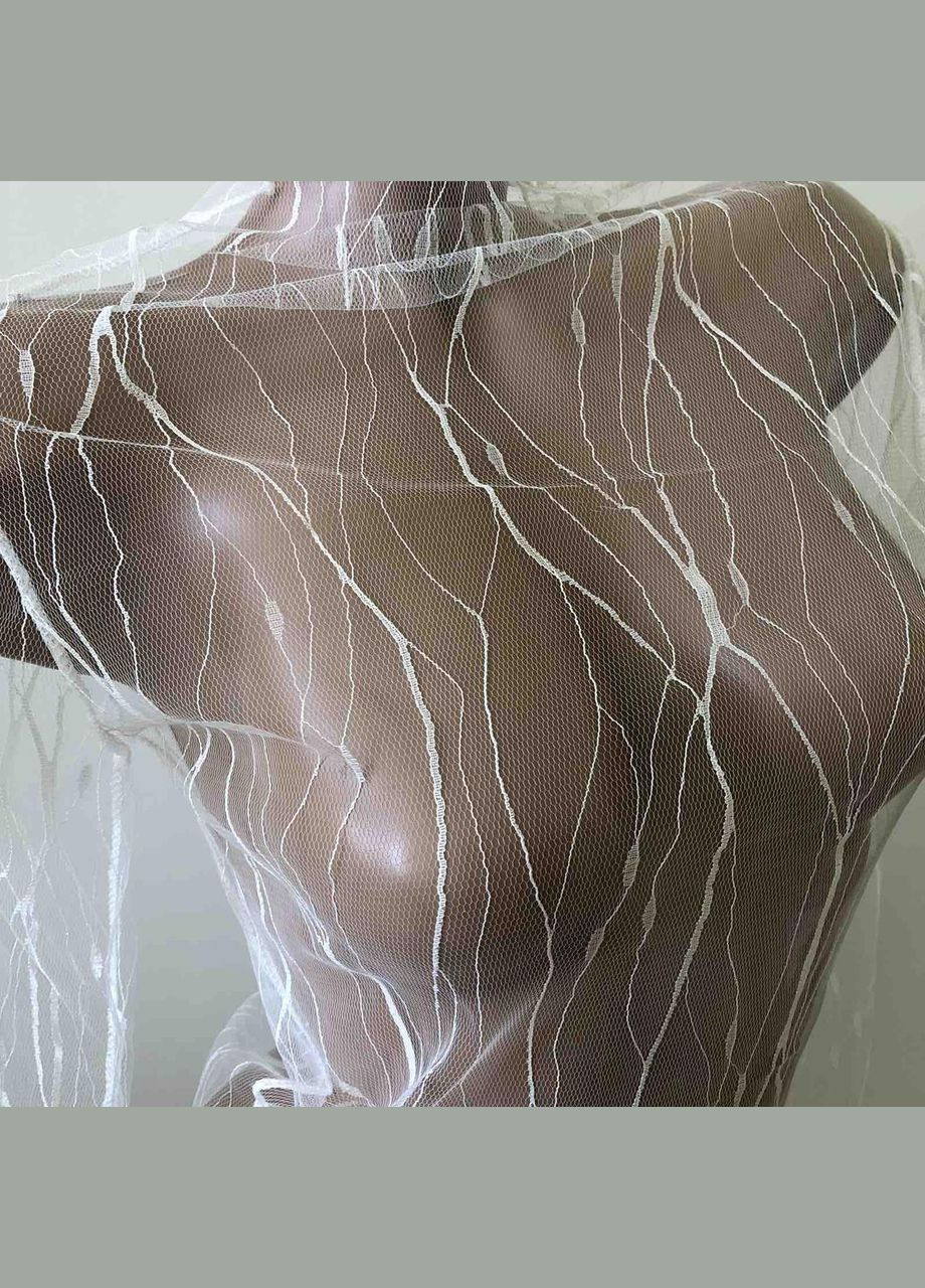 Біла прозора кофтинка павутинка гольф кофточка сітка водолазка блузкаhoney fashion accessories (10-50) No Brand