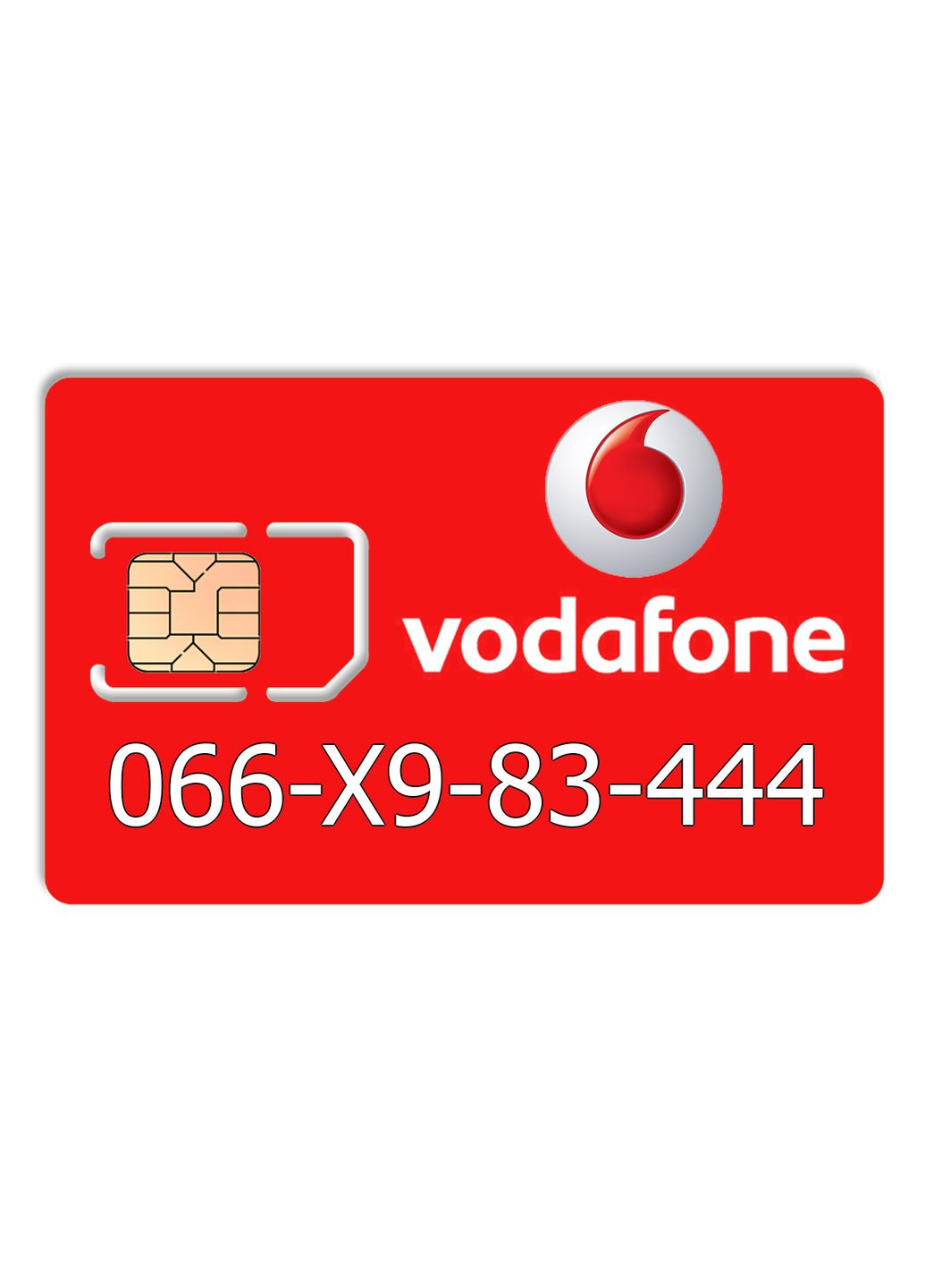 Красивий номер 066-X9-83-444 Vodafone (296638303)