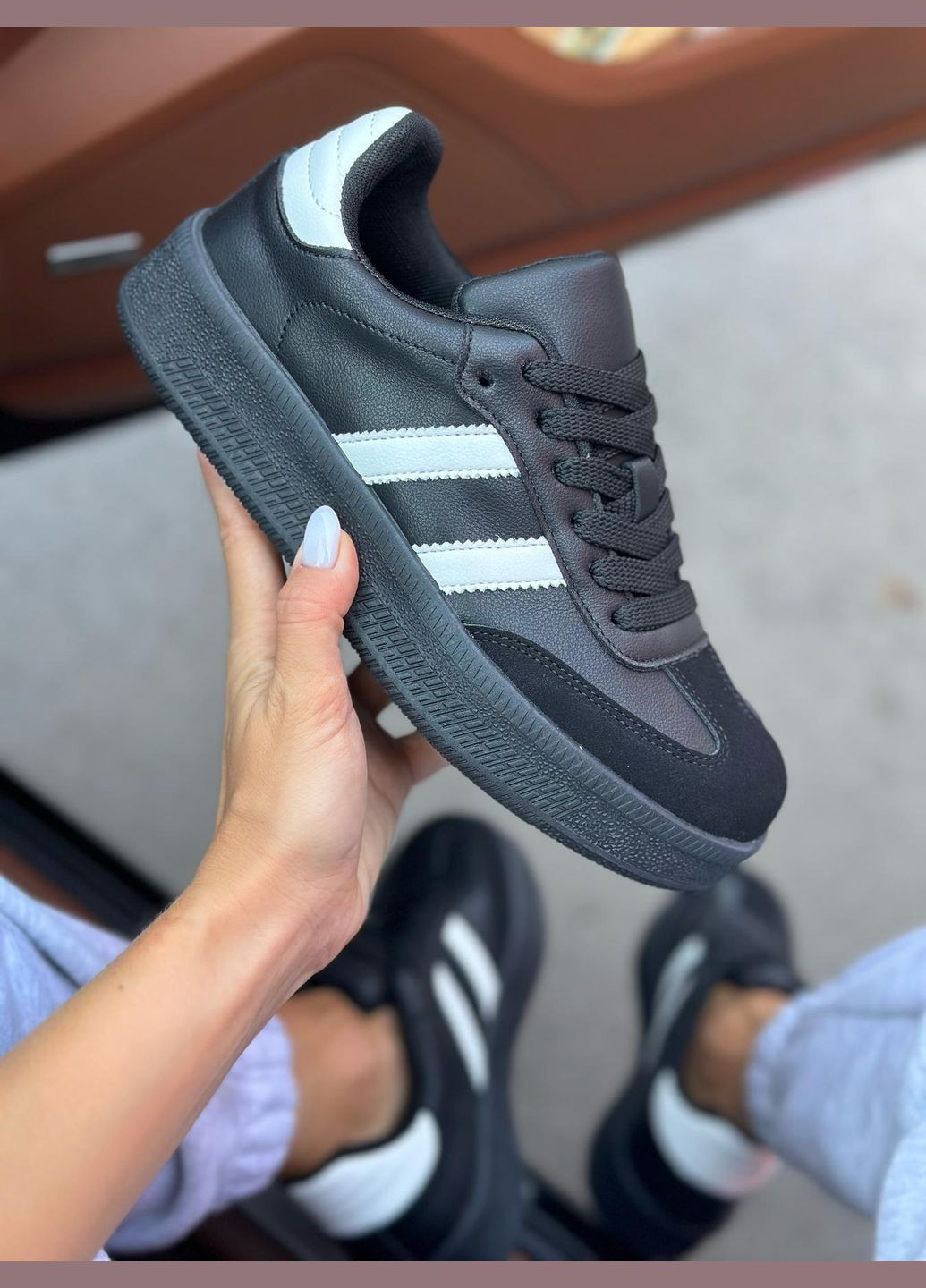 Черные кеды женские черные демисезонные на высокой подошве повседневные стильные кроссовки No Brand