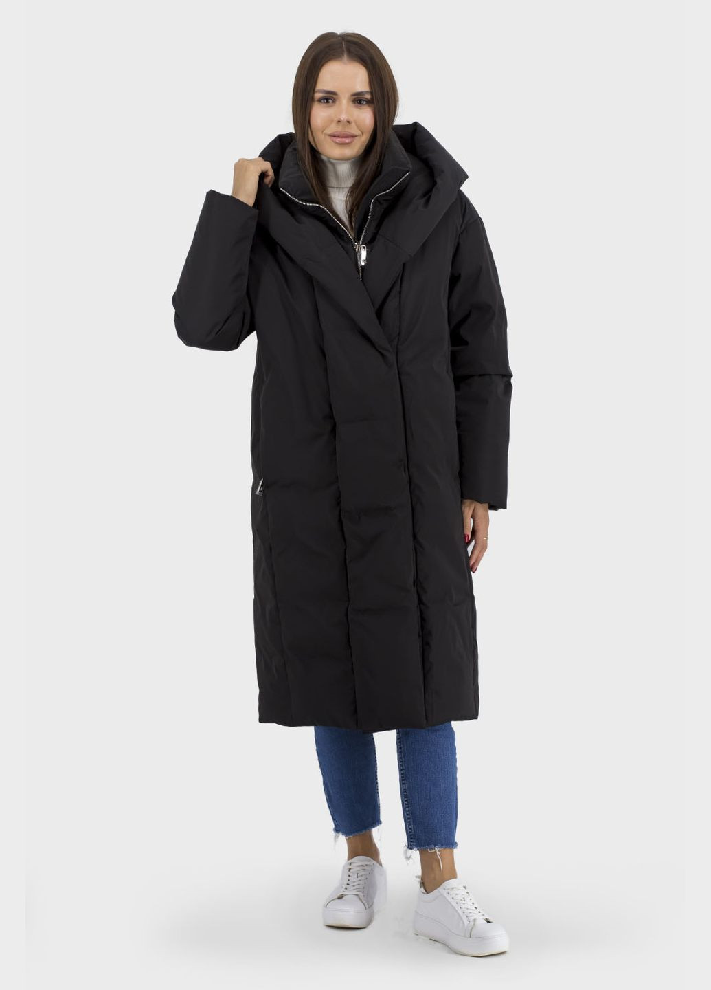 Черный зимний Пуховик Snow Owl