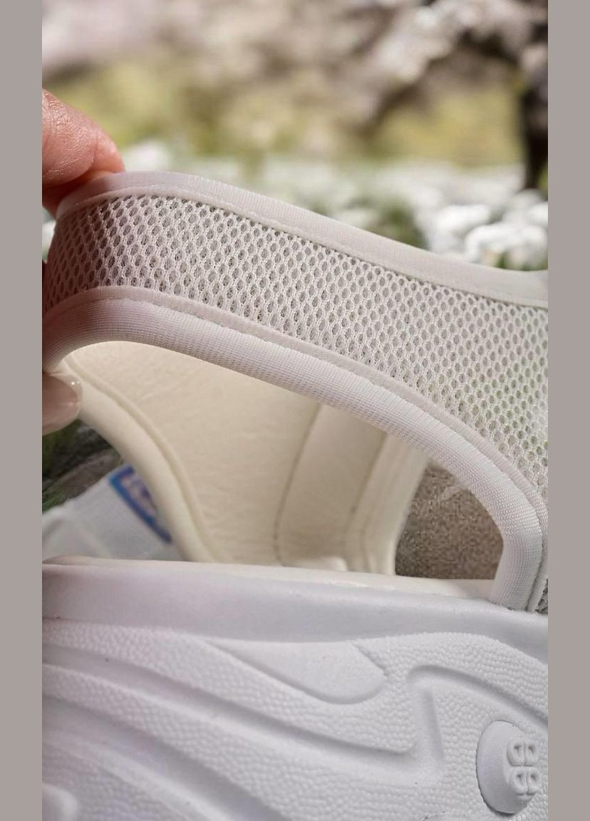 Белые босоножки женские белого цвета на липучках No Brand на липучке