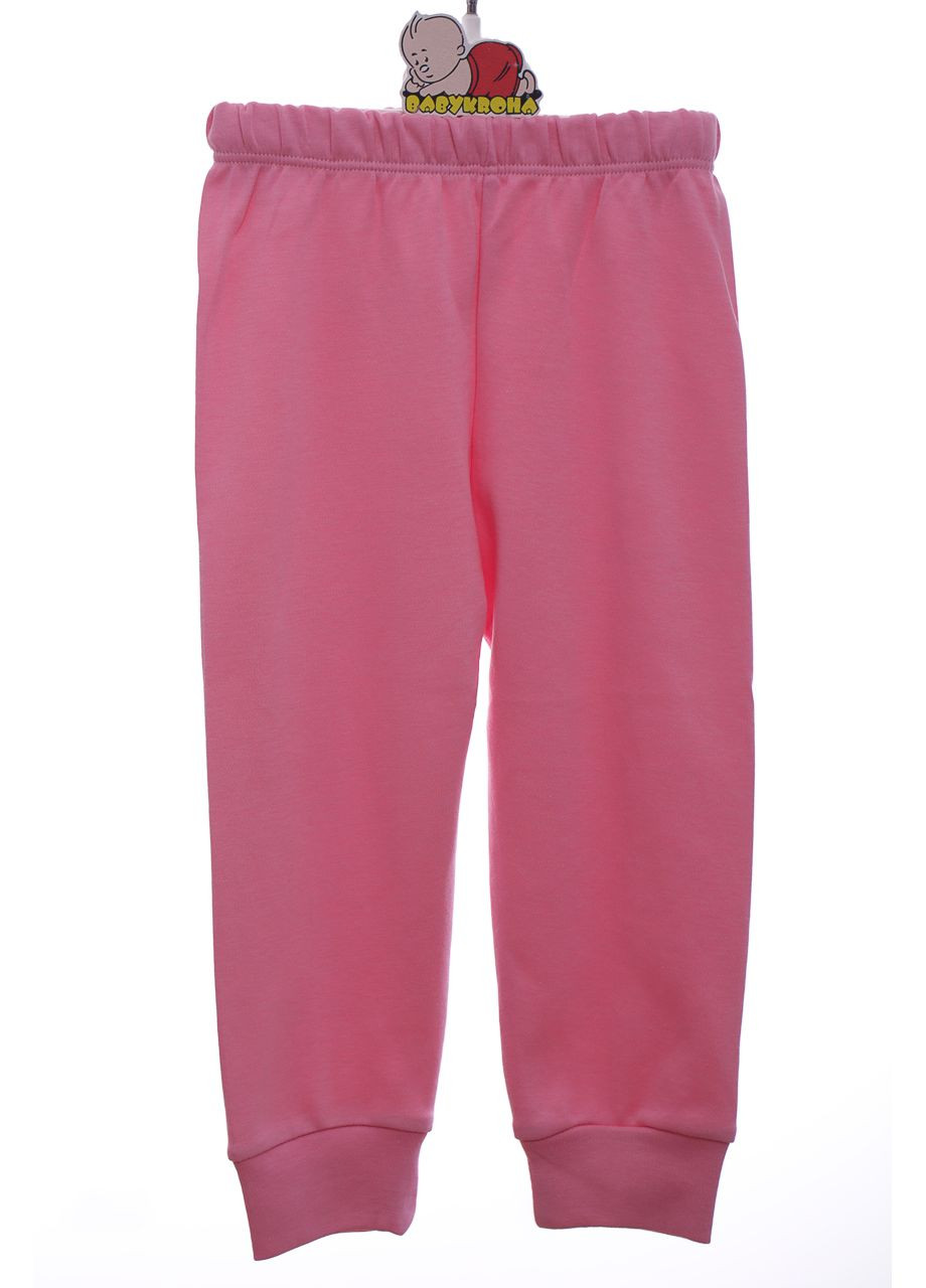 Розовая всесезон пижама для девочки трикотажная в горох светло-розовая cit cit kids см (44782) BABYKROHA