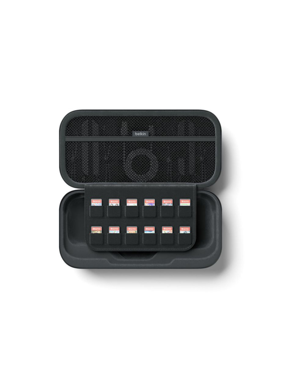 Чехол с аккумулятором 10000мА·год для Nintendo Switch 2, Charcoal Belkin (360393236)