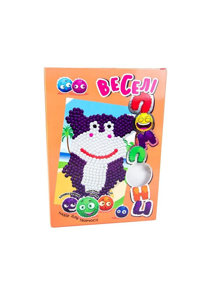 Набор для творчества "Бегемот" 30993 веселые помпоны Strateg (305232211)