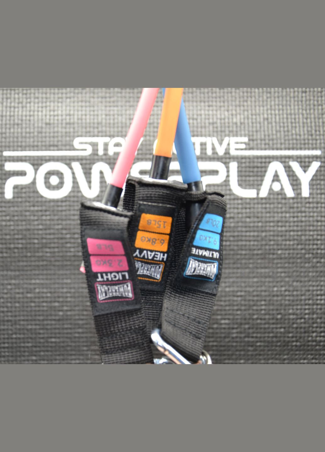 Набір трубчастих еспандерів PP-4101 Expander Tube Set 3шт. (до 18,2 кг.) (A-012904) PowerPlay (314811044)